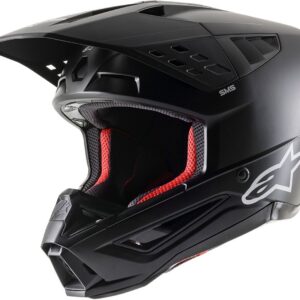HELMET SM5 SOLID BLACK L