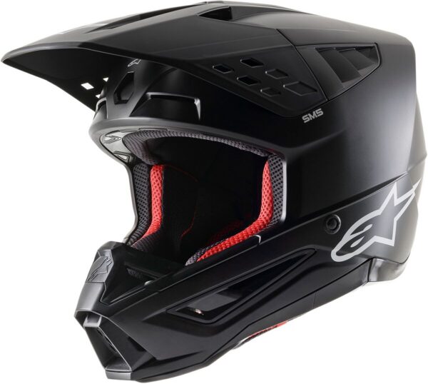 HELMET SM5 SOLID BLACK L