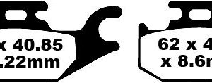 BRAKE PAD CARBON TT DIRT