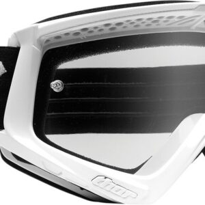 GOGGLE COMBAT RACER YTH WH/BK
