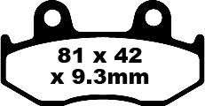 BRAKE PAD HH SINT SCOOTER