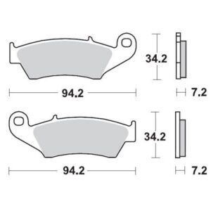 BRAKE PAD RACING GP