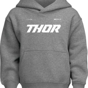 HOODIE YOUTH BRAVE HTR GRAY LG