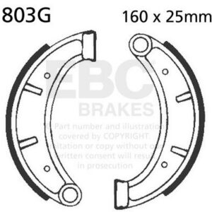 BRAKE SHOE GROOVED