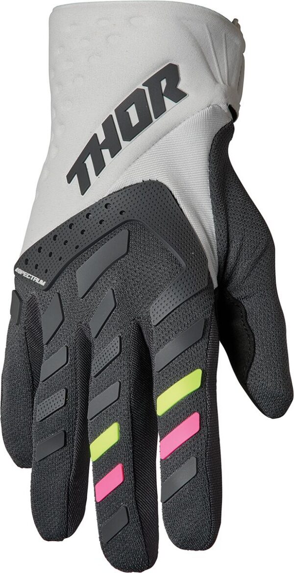 GLOVE SPECTRUM WMN GY/CH XL
