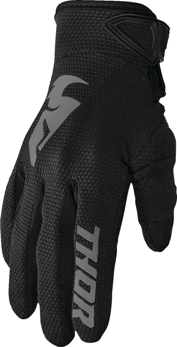 GLOVE WMN SECTOR BK/GY LG