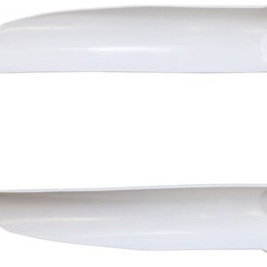 FORK COVERS KX125/250 WHITE