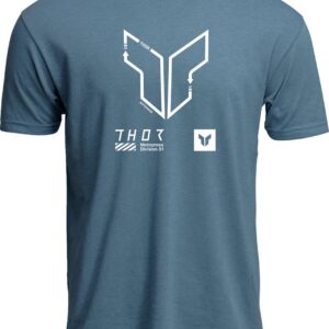TEE TRAX HEATHER SLATE BLUE 2X