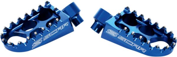 FOOTPEGS STD SCAR BL.