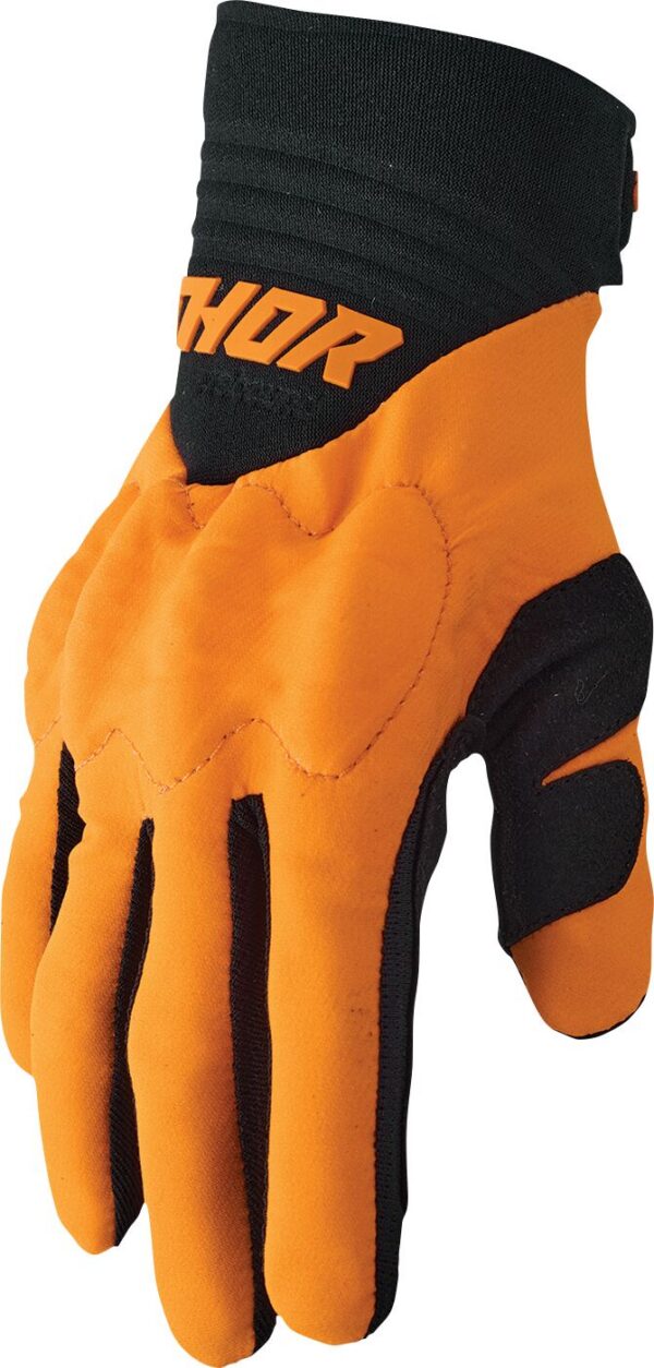 GLOVE REBND FLO OR/BK XS