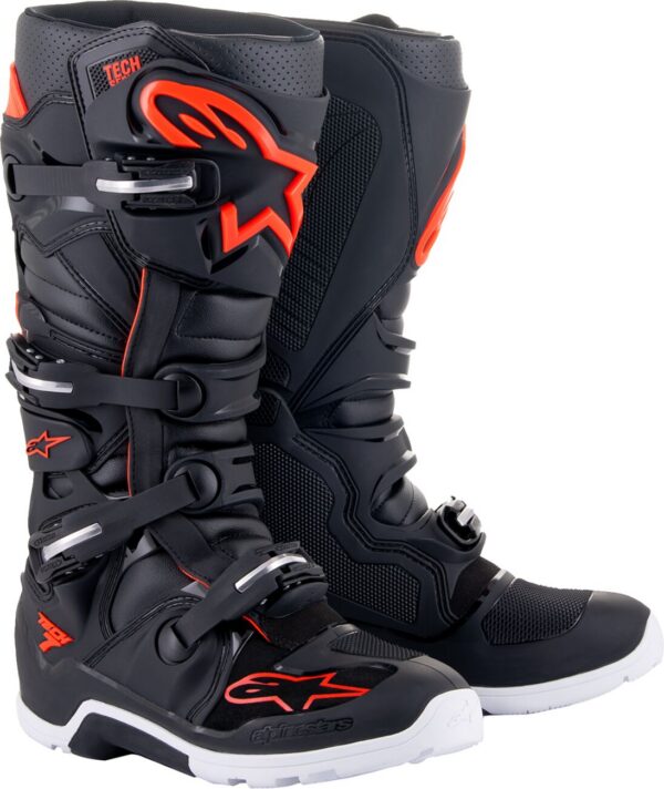 BOOT T7 ENDURO BLK/RED 12