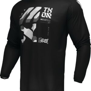 JERSEY LAUNCH BRAVE BK/GY 3X