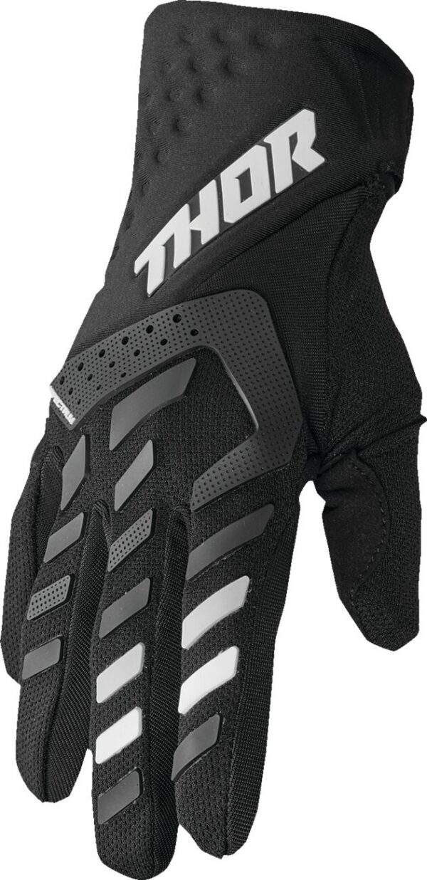 GLOVE WMN SPECTRUM BK/WH SM