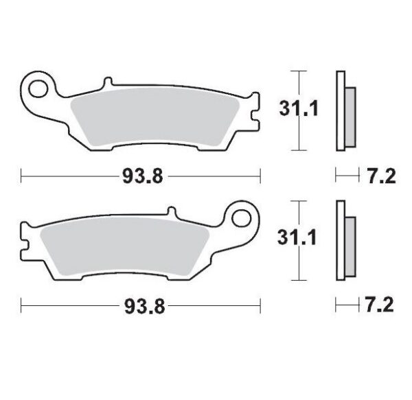 BRAKE PAD RACING GP