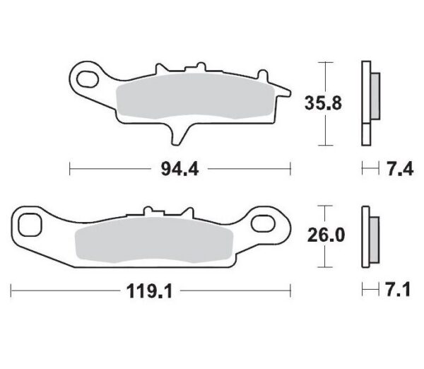 BRAKE PAD RACING