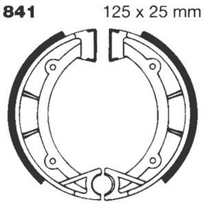 BRAKE SHOE GROOVED