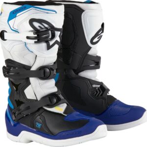 BOOT TECH3S YTH WT/BK/B 4