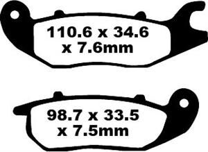 BRAKE PAD SFA ORG SCOOTER