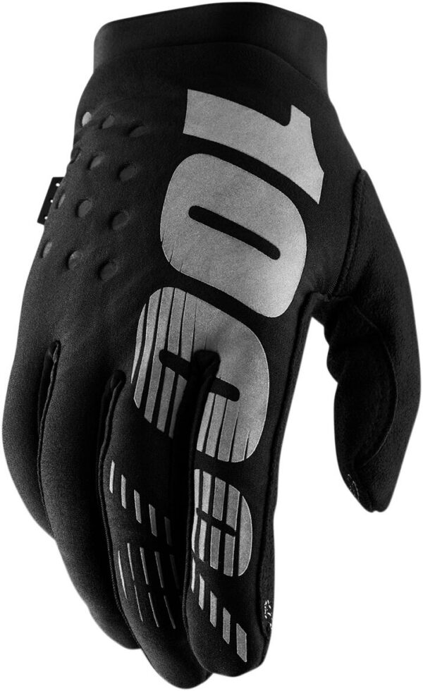 GLOVE BRISKER BK/GY SM
