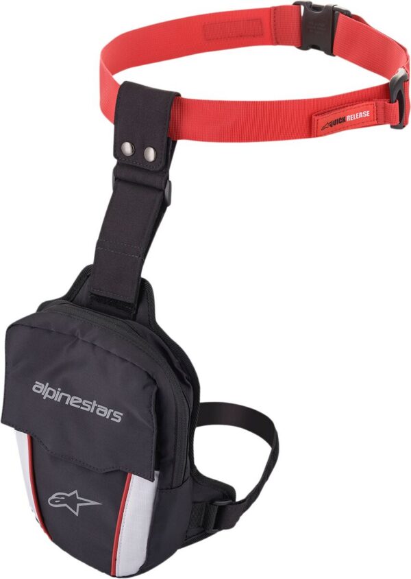 BAG THIGH ACCESS BK/RD