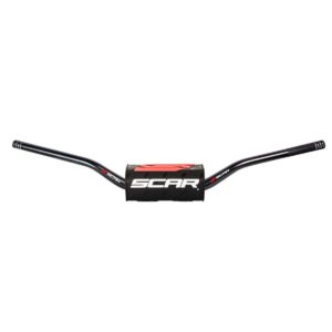 HANDLEBAR O2 STEWART BK/BK PAD