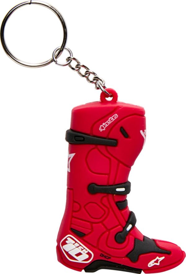 KEY FOB TECH 10 BOOT RED