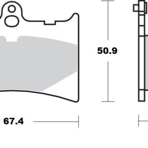 BRAKE PAD CERAMIC