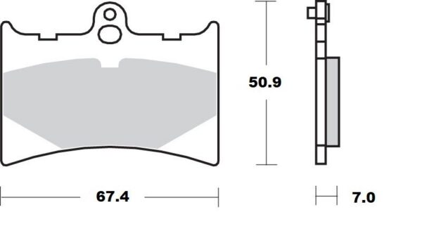 BRAKE PAD CERAMIC
