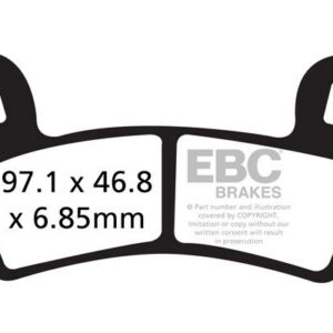 BRAKE PAD CARBON TT DIRT