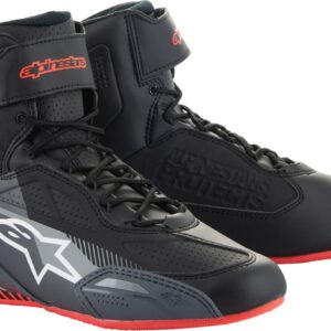 SHOE FASTER-3 BLK/GY/RD 8.5
