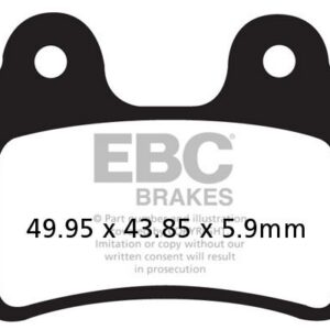 BRAKE PAD CARBON TT DIRT