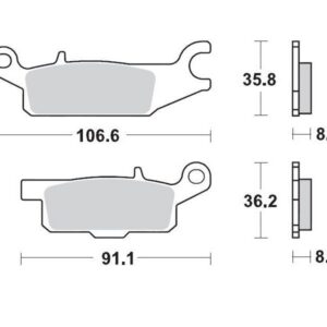 BRAKE PAD NITRO