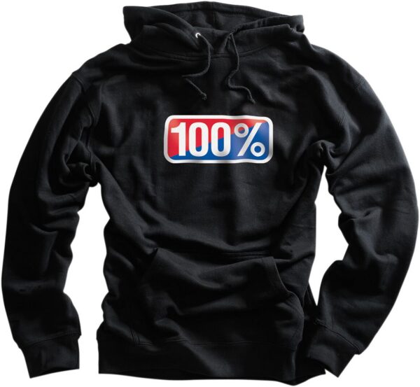 HOODY CLASSIC 100% BK LG