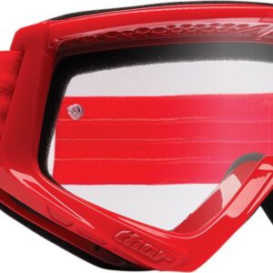 GOGGLE COMBAT RACER YTH RD/WH