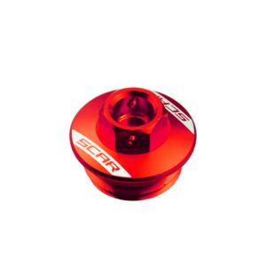 OIL FILLER CAP RED