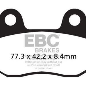 BRAKE PAD ORGANIC STREET