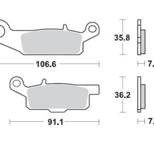 BRAKE PAD RACING