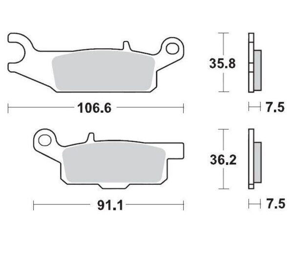 BRAKE PAD RACING