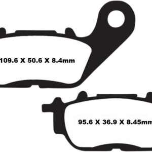 BRAKE PAD SFA ORG SCOOTER