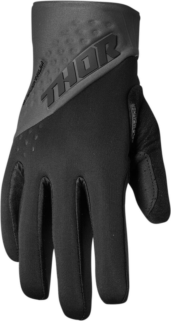GLOVE SPECTRUM COLD BK/CH XS