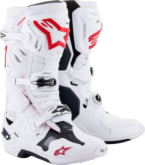 BOOT T10 S-VNT WT/RD 7
