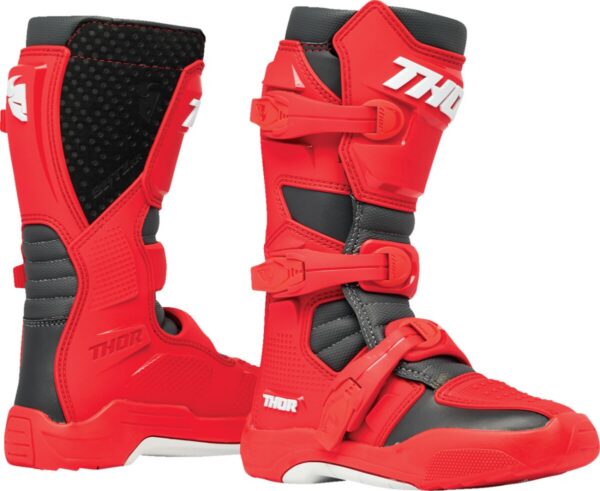 BOOT YTH BLITZ XR RD/CH 5