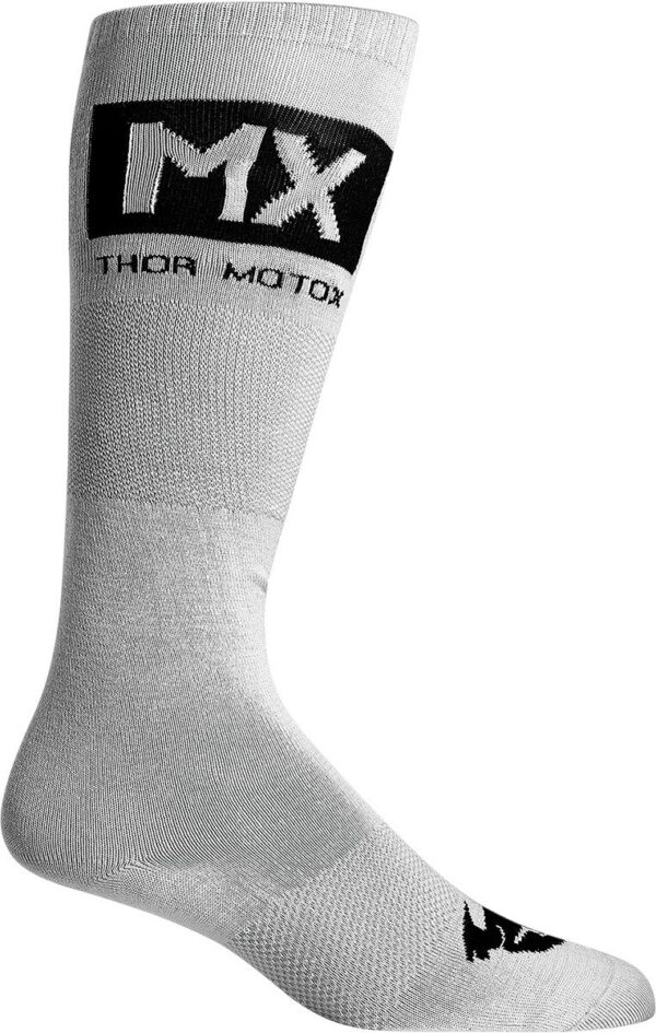 SOCK YTH MXCOOL GY/BK 1-6