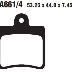 BRAKE PAD SFA ORG SCOOTER