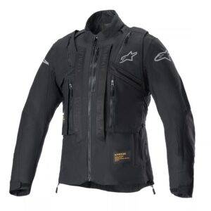 JACKET TECHDURA BLK/SILV M