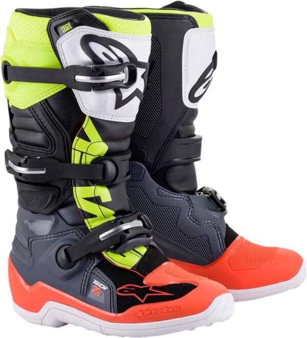BOOT TECH7S GY/RD/YL 5