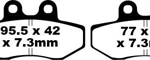 BRAKE PAD SFA ORG SCOOTER