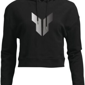 HOODIE WOMEN CROP NOISE BK SM