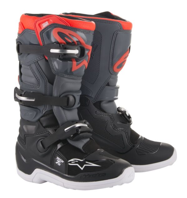 BOOT TECH7S DGY/LGY FL/RD 3