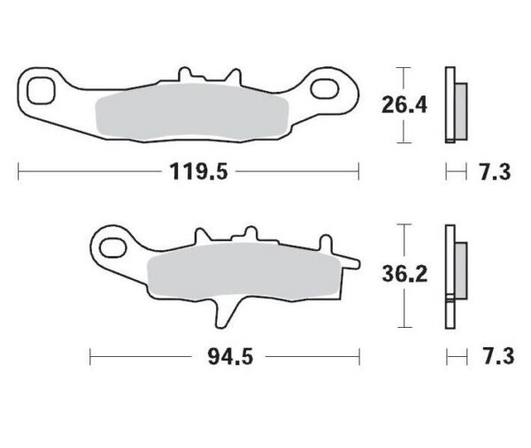 BRAKE PAD RACING